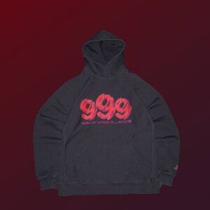 JUICE WRLD X VLONE BARBED WIRE HOODIE BLACK